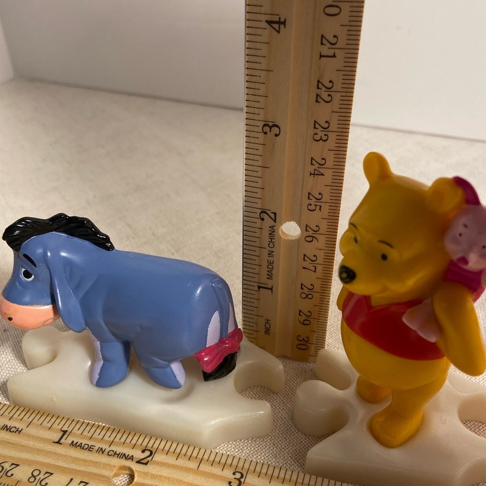 90s Winnie the Pooh and Friends 7 Figurine LOT vintage Disney Happy Meal toys - Picture 16 of 16